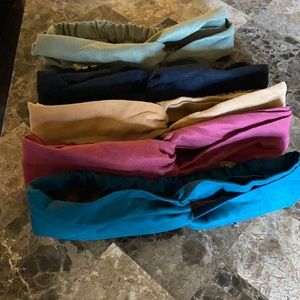 5 cloth headbands